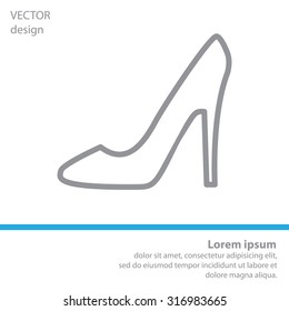 heel shoes icon 