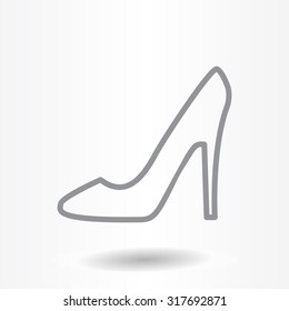heel shoes icon 