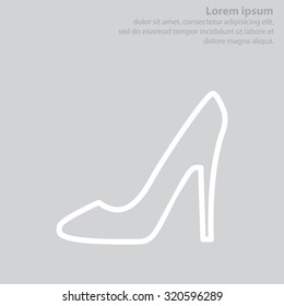 heel shoes icon 