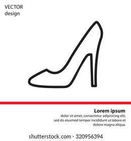 heel shoes icon 