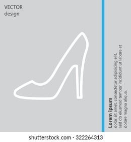 heel shoes icon 