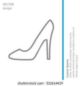 heel shoes icon 
