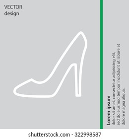 heel shoes icon 