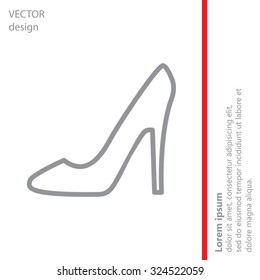 heel shoes icon 