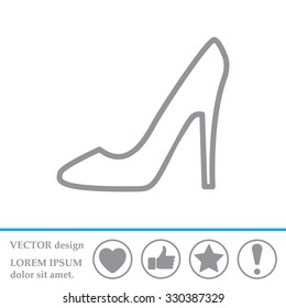 heel shoes icon 