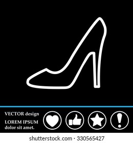 heel shoes icon 