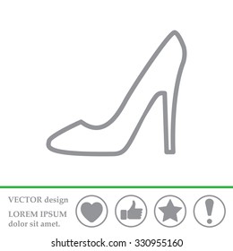 heel shoes icon 