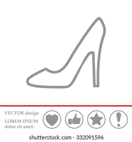 heel shoes icon 