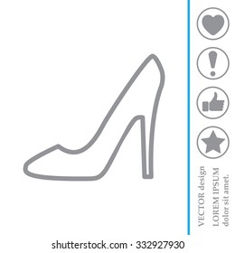 heel shoes icon 