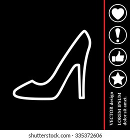 heel shoes icon 