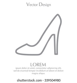 heel shoes icon 