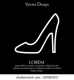 heel shoes icon 