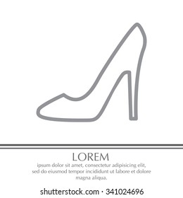 heel shoes icon 