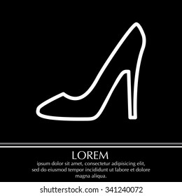 heel shoes icon 