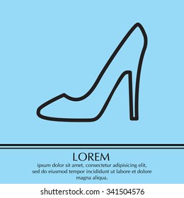 heel shoes icon 