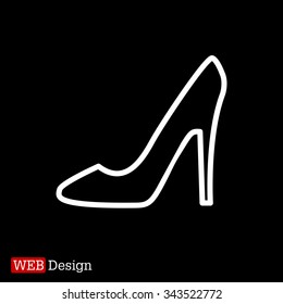 heel shoes icon 