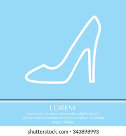 heel shoes icon 