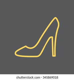 heel shoes icon 