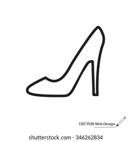 heel shoes icon 