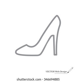 heel shoes icon 