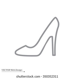 heel shoes icon 