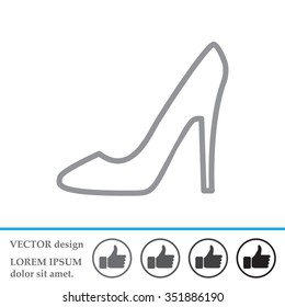 heel shoes icon 