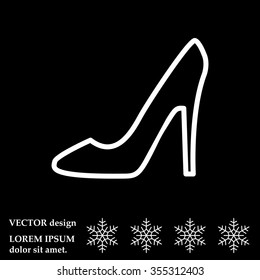 heel shoes icon 