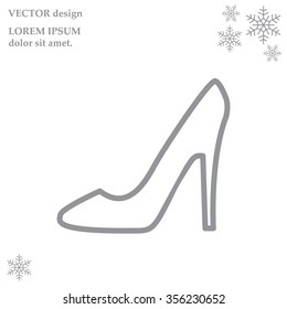 heel shoes icon 