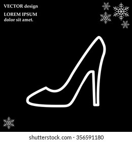 heel shoes icon 