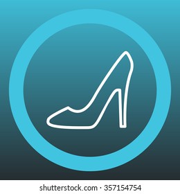 heel shoes icon 