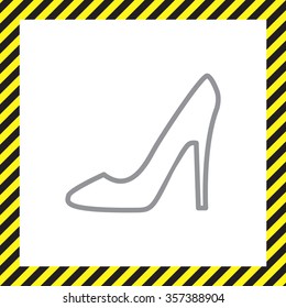 heel shoes icon 