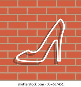 heel shoes icon 