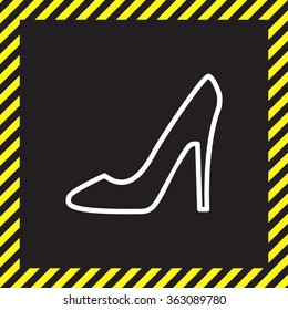 heel shoes icon 