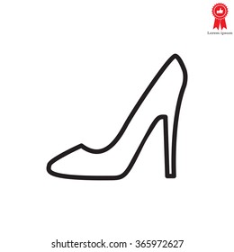 heel shoes icon 