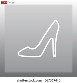 heel shoes icon 