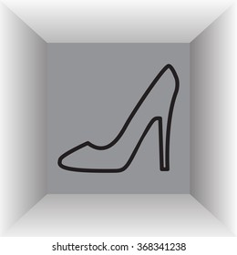 heel shoes icon 