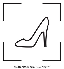 heel shoes icon 