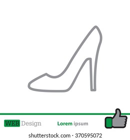 heel shoes icon 