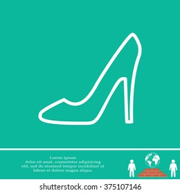 heel shoes icon 