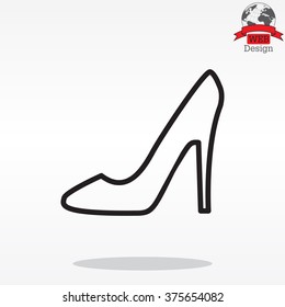 heel shoes icon 