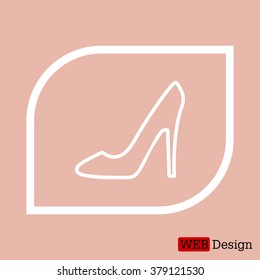 heel shoes icon 