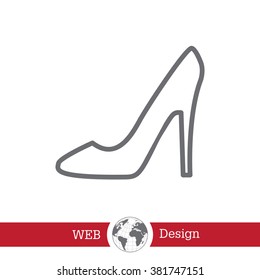 heel shoes icon 