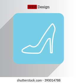 heel shoes icon 