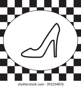 heel shoes icon 