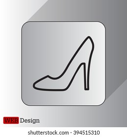 heel shoes icon 