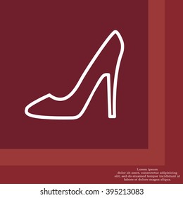 heel shoes icon 