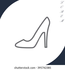 heel shoes icon 