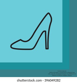 heel shoes icon 