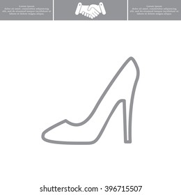 heel shoes icon 