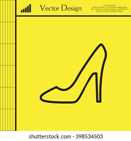 heel shoes icon 